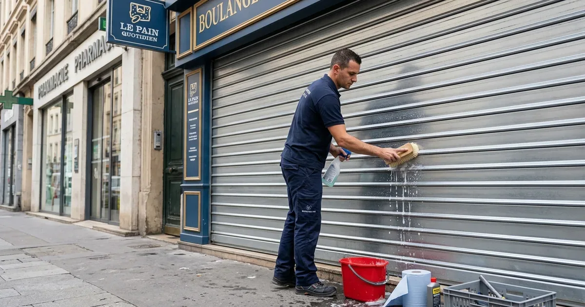 Entretien et maintenance de rideau métallique à Annecy